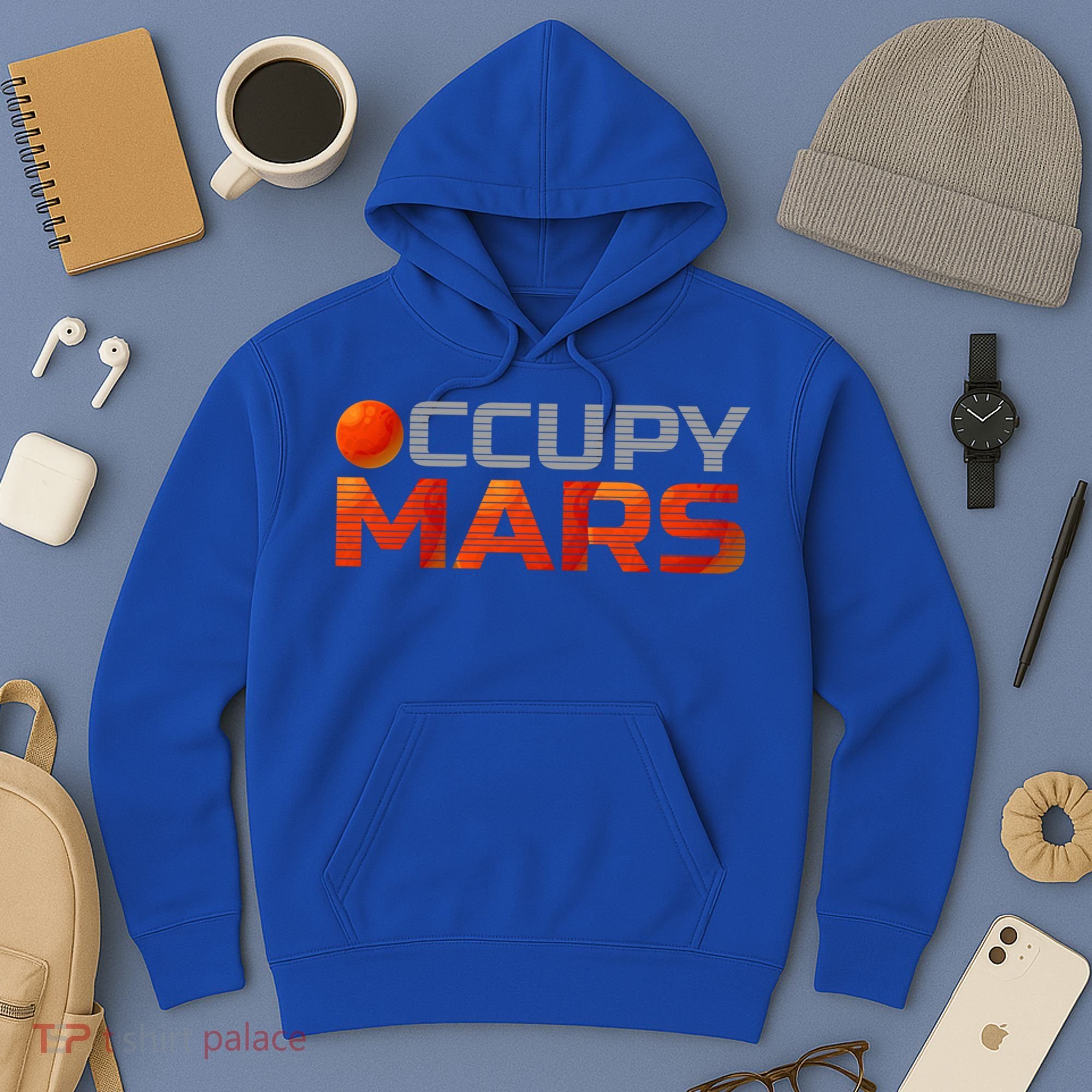 Explorer Occupygiftmars Astronomy Gift Hoodie