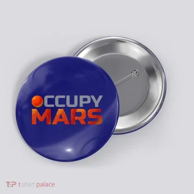 Explorer Occupygiftmars Astronomy Gift Button