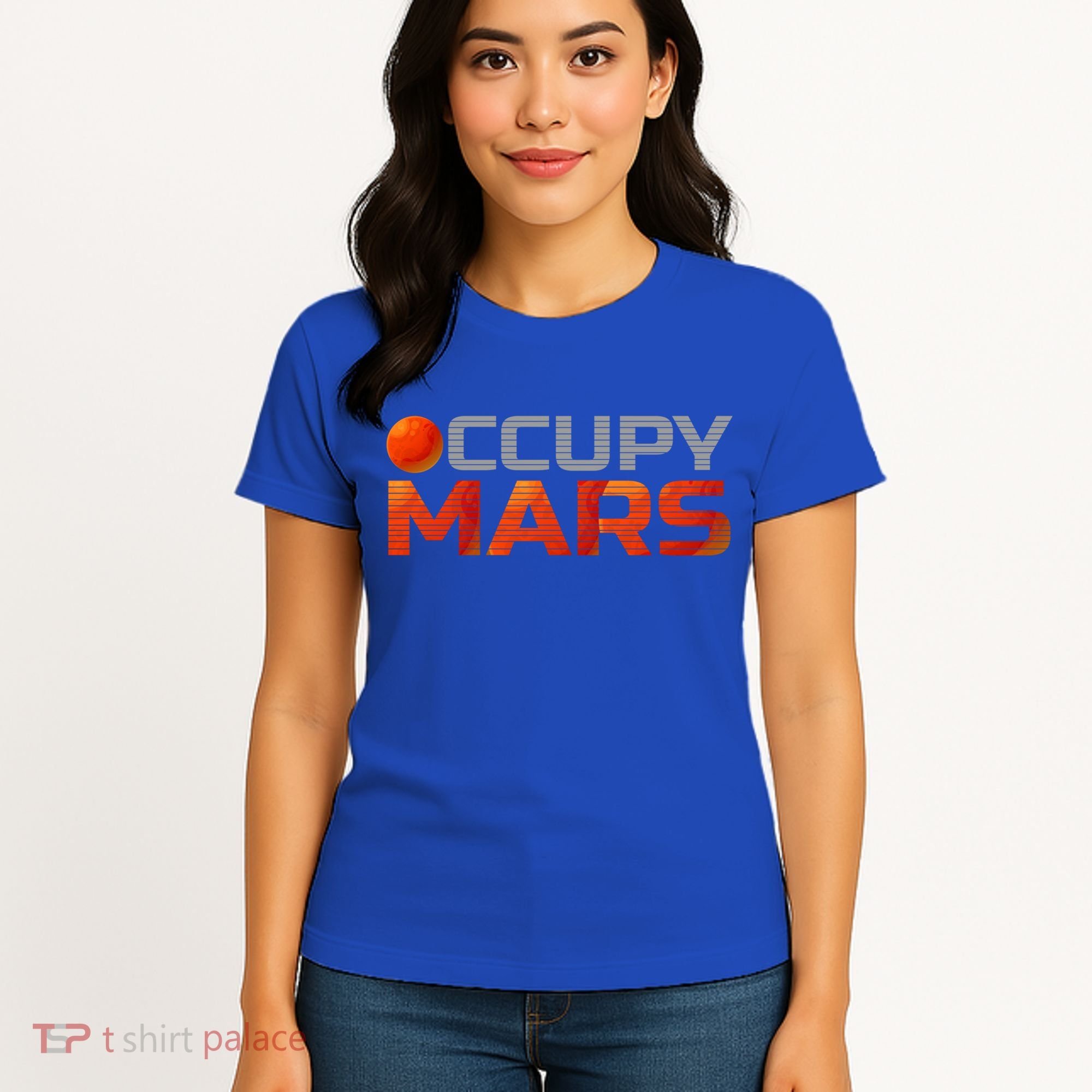 Explorer Occupygiftmars Astronomy Gift Women's T-Shirt