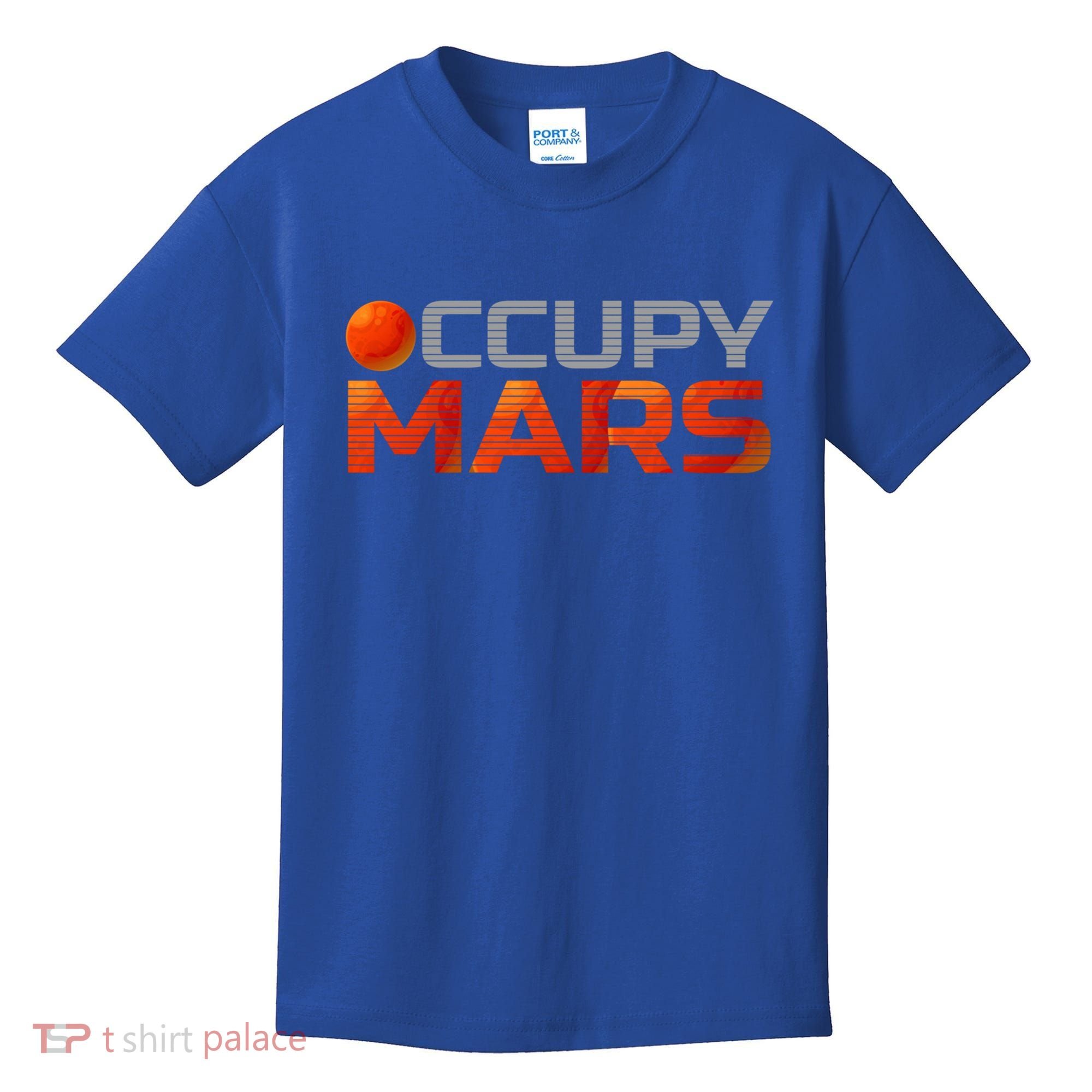 Explorer Occupygiftmars Astronomy Gift Kids T-Shirt
