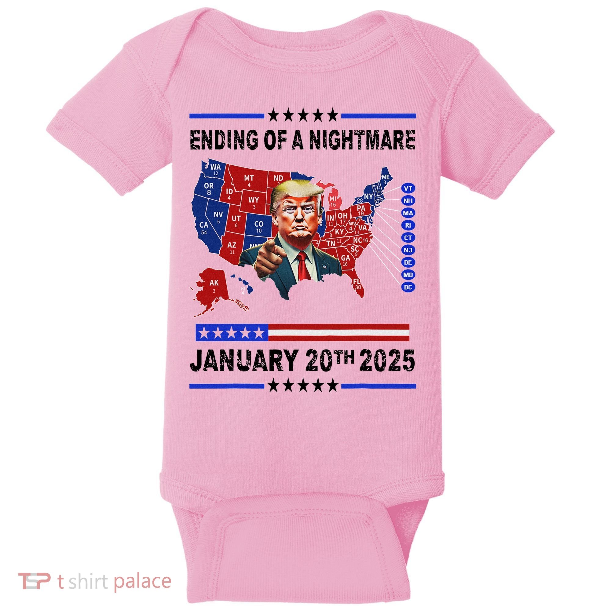 Ending Of A Nightmare January 20th 2025 Baby Bodysuit