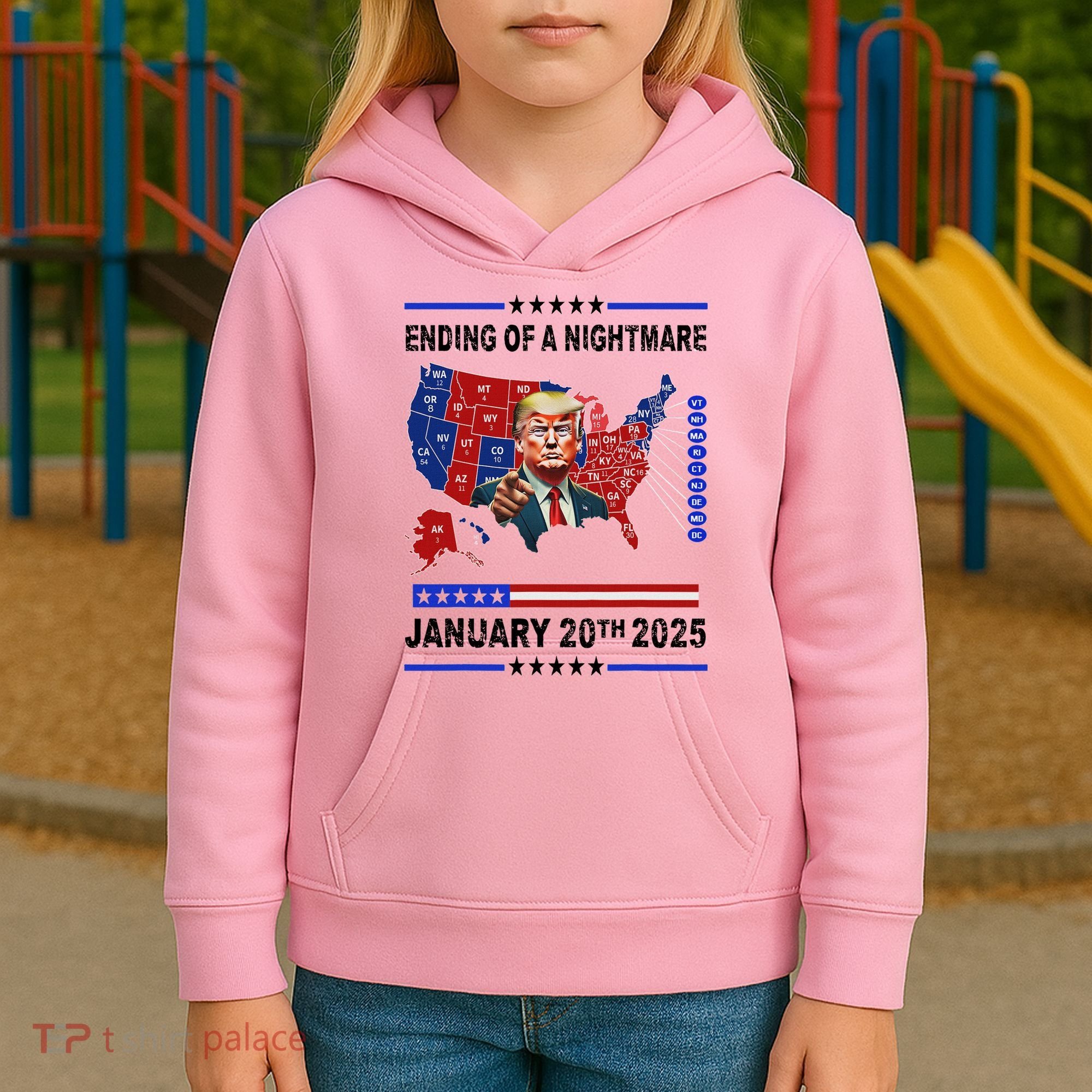 Ending Of A Nightmare January 20th 2025 Kids Hoodie