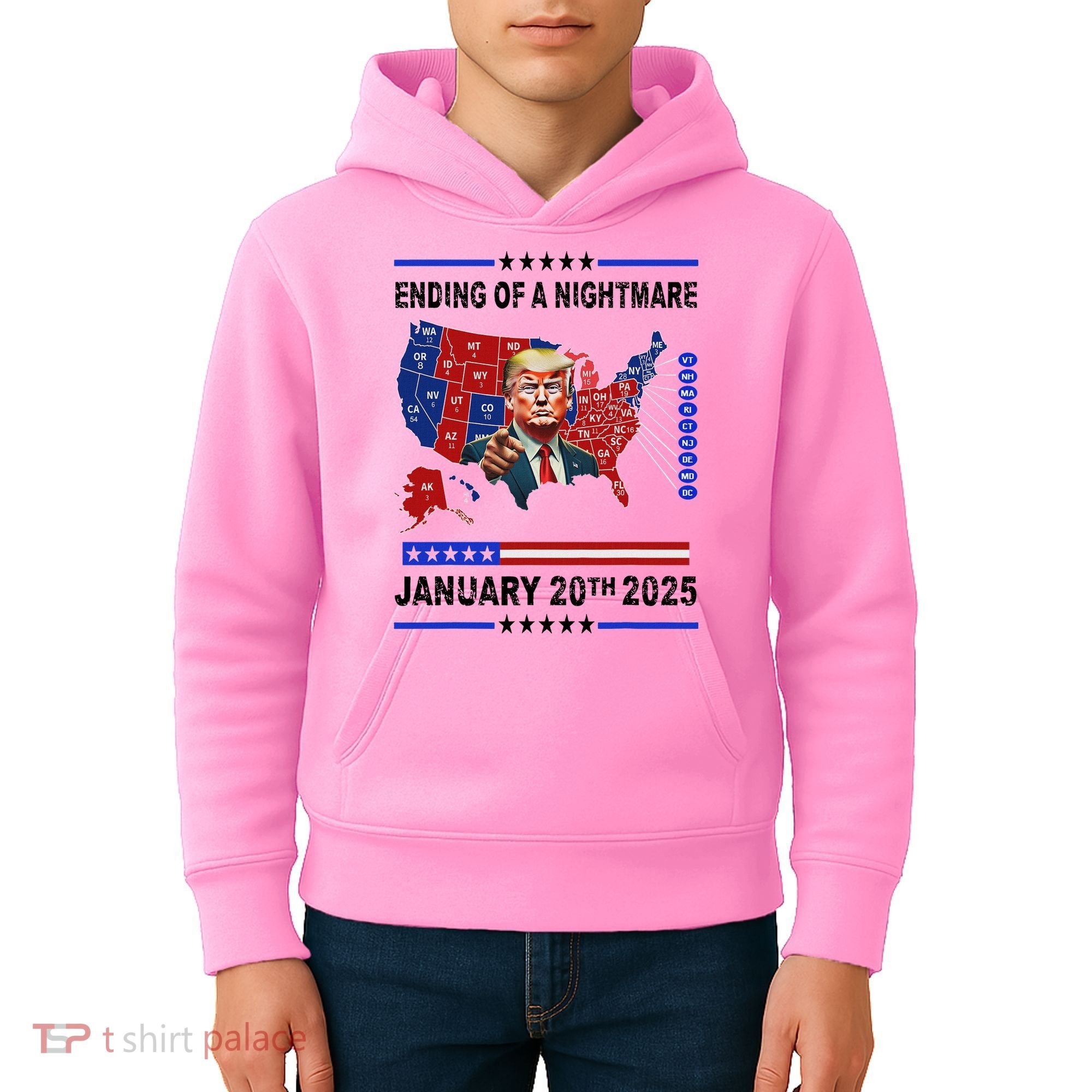 Ending Of A Nightmare January 20th 2025 Kids Hoodie