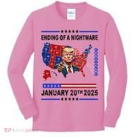 Ending Of A Nightmare January 20th 2025 Kids Long Sleeve Shirt thumb 0