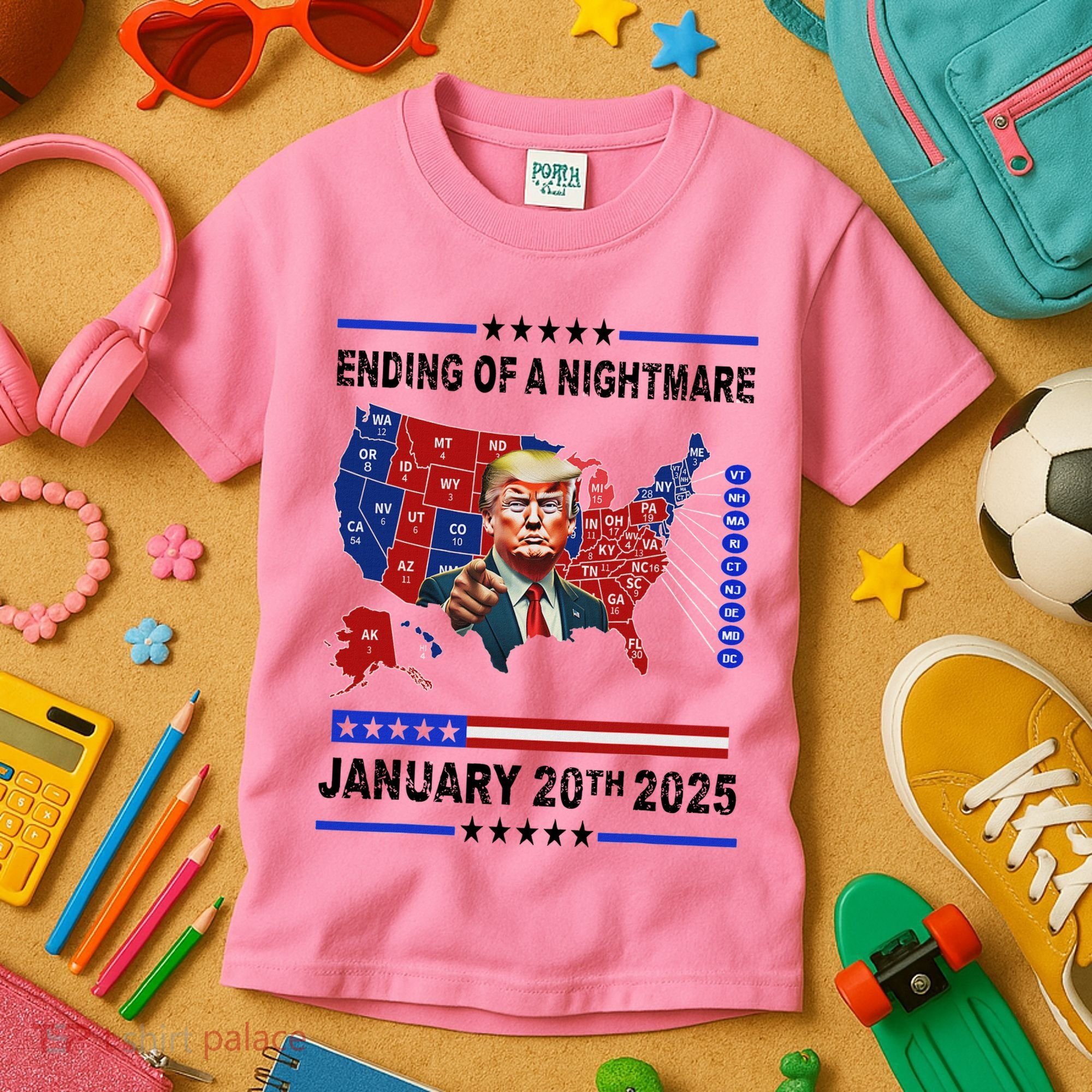 Ending Of A Nightmare January 20th 2025 Kids T-Shirt