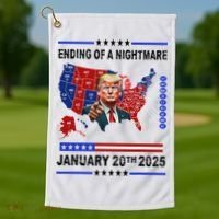 Ending Of A Nightmare January 20th 2025 Golf Towel thumb 1