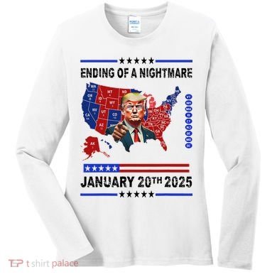 Ending Of A Nightmare January 20th 2025 Women's Long Sleeve Shirt