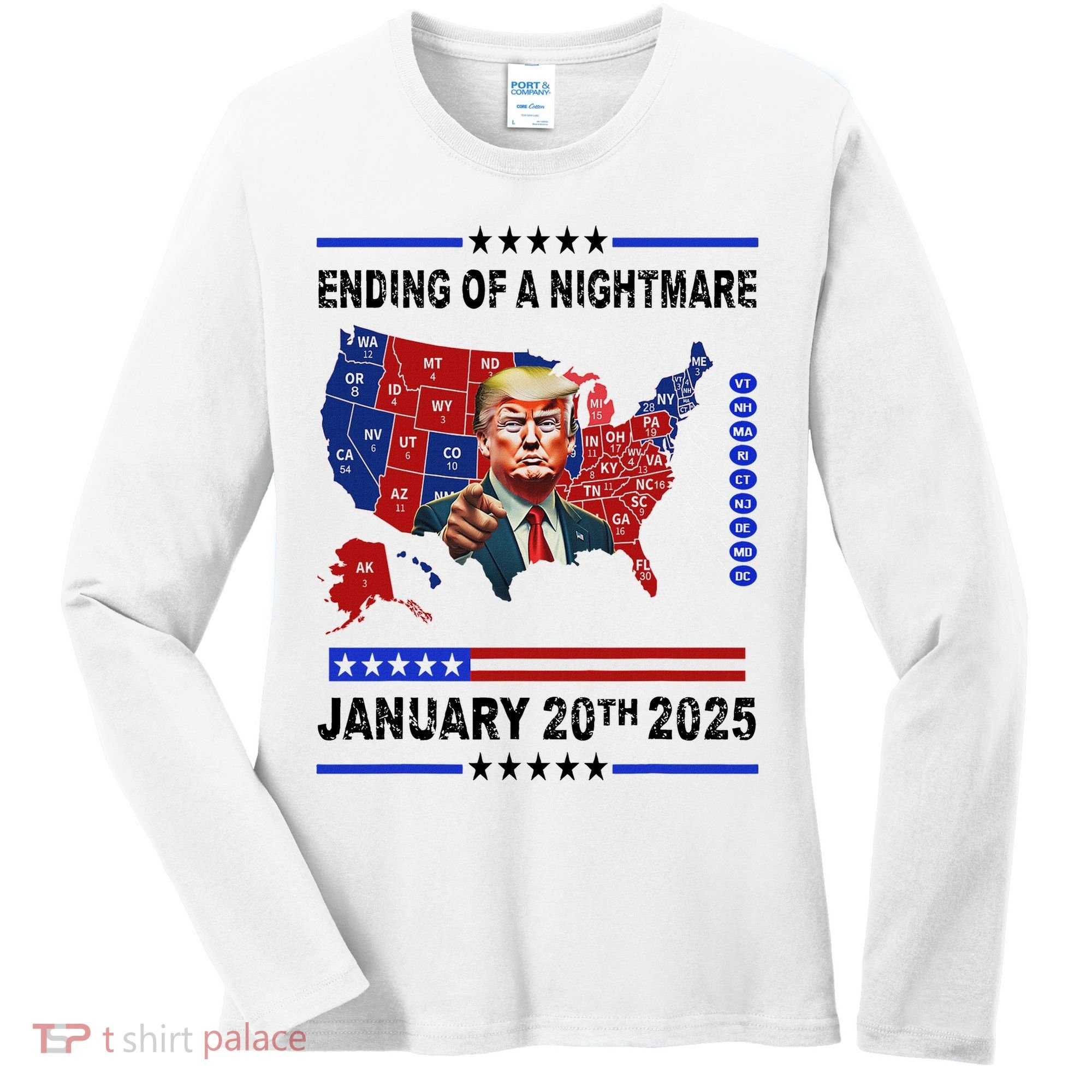 Ending Of A Nightmare January 20th 2025 Women's Long Sleeve Shirt