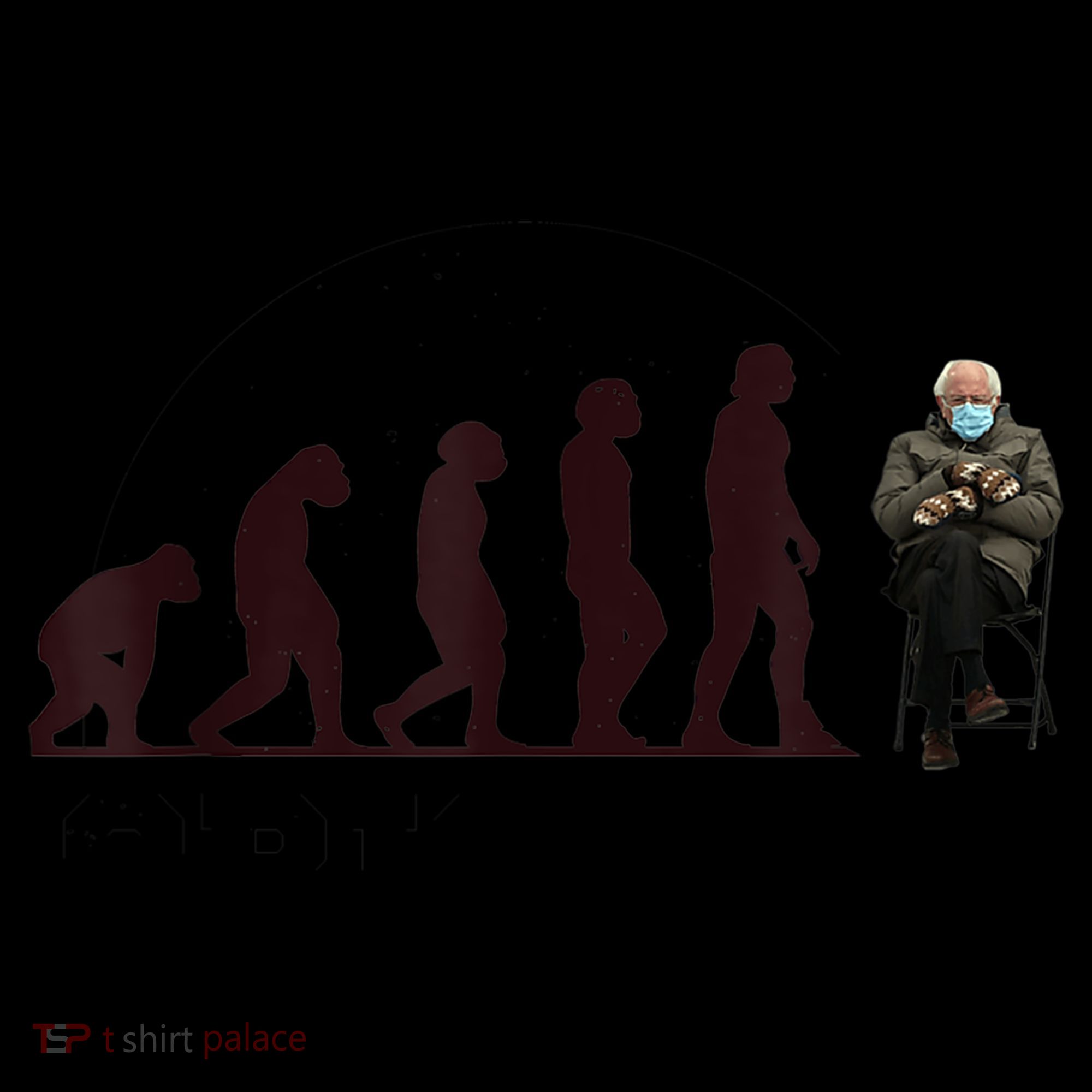Evolution Of Bernie Sanders Mittens Meme Coaster