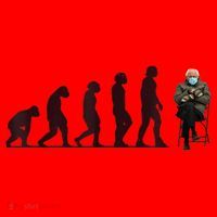 Evolution Of Bernie Sanders Mittens Meme Santa Hat thumb 1