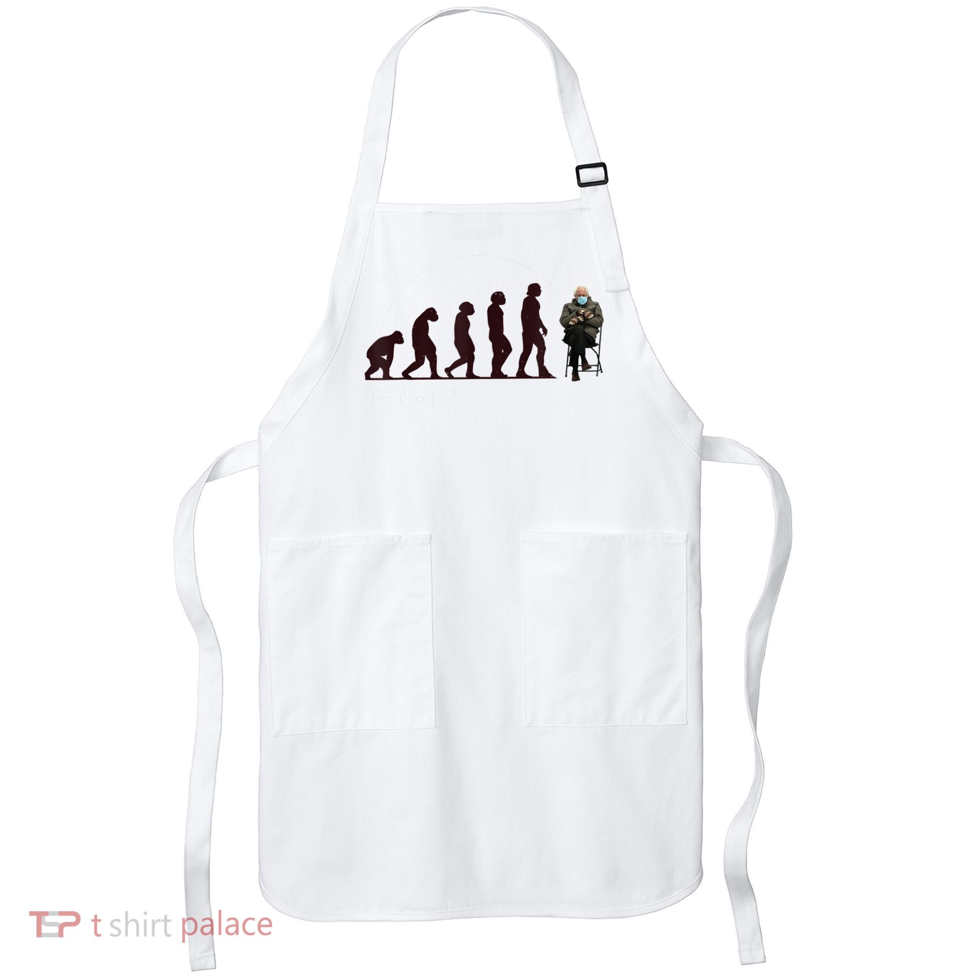 Evolution Of Bernie Sanders Mittens Meme Apron