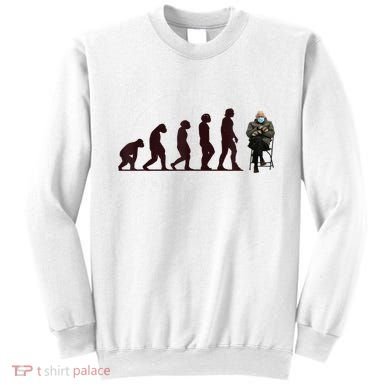 Evolution Of Bernie Sanders Mittens Meme Sweatshirt