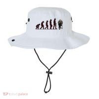 Evolution Of Bernie Sanders Mittens Meme Bucket Hat thumb 0