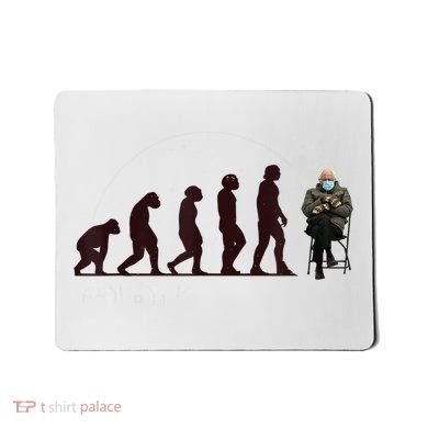 Evolution Of Bernie Sanders Mittens Meme Mousepad