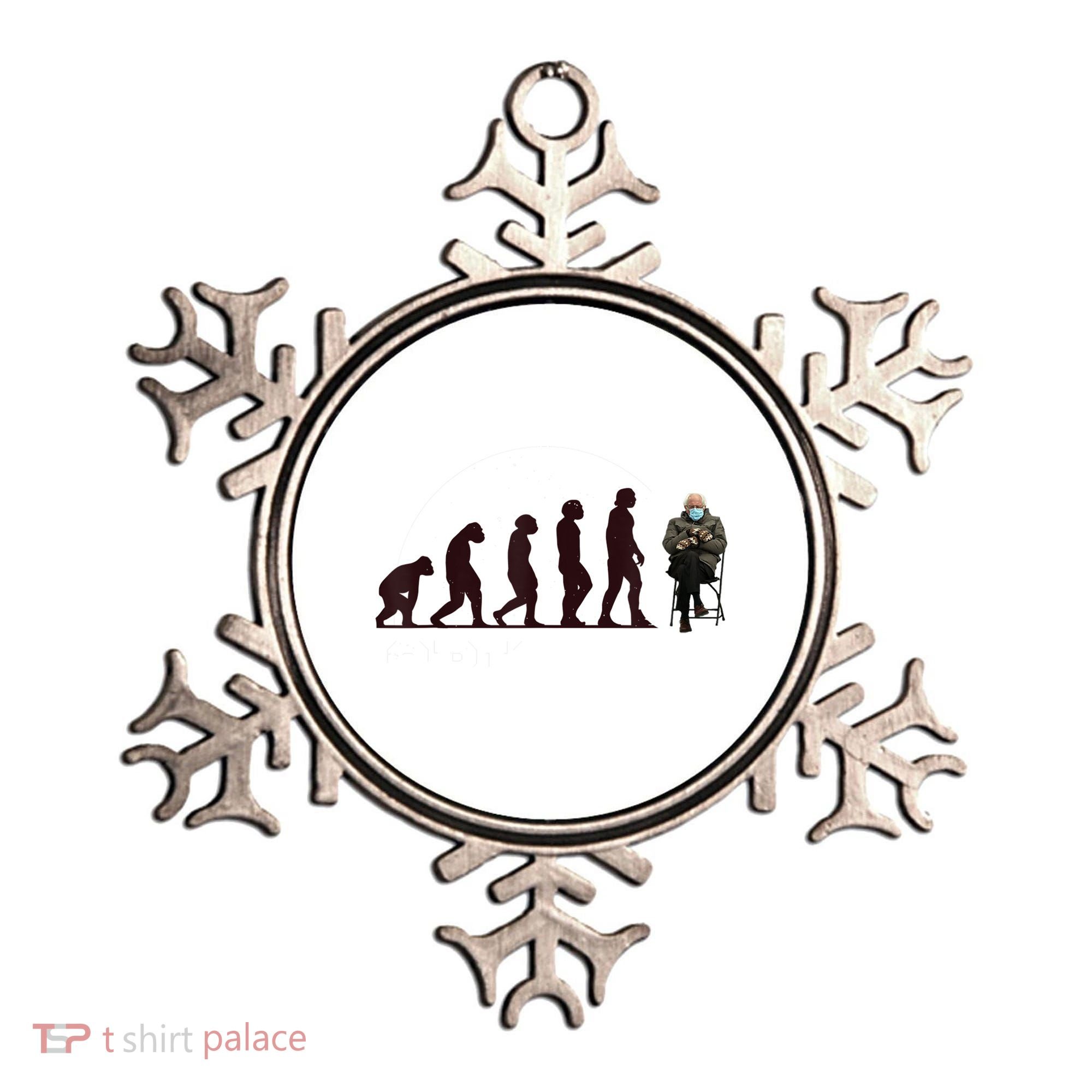 Evolution Of Bernie Sanders Mittens Meme Ornament