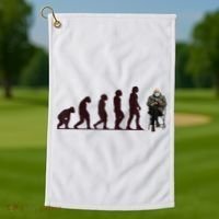 Evolution Of Bernie Sanders Mittens Meme Golf Towel thumb 1
