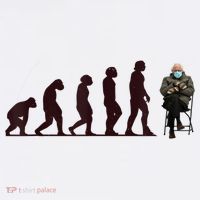 Evolution Of Bernie Sanders Mittens Meme Golf Towel thumb 3