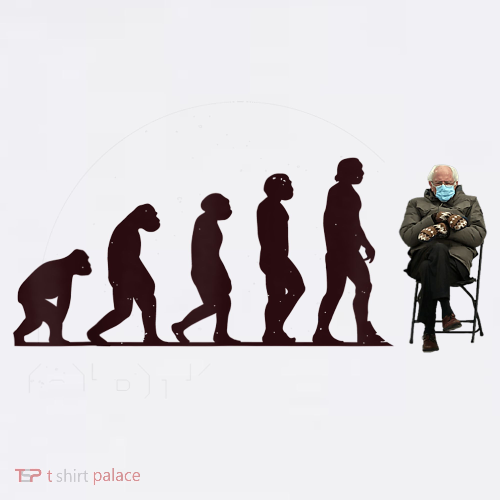 Evolution Of Bernie Sanders Mittens Meme Kids Hoodie