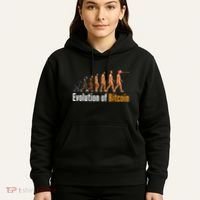 Evolution Of Bitcoin, Ape To Man, Crypto, Cryptocurrency, HODL Bitcoin Hoodie thumb 5
