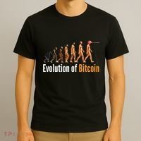 Evolution Of Bitcoin, Ape To Man, Crypto, Cryptocurrency, HODL Bitcoin T-Shirt thumb 3