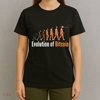 Evolution Of Bitcoin, Ape To Man, Crypto, Cryptocurrency, HODL Bitcoin T-Shirt thumb 4