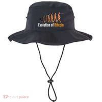 Evolution Of Bitcoin, Ape To Man, Crypto, Cryptocurrency, HODL Bitcoin Bucket Hat thumb 0