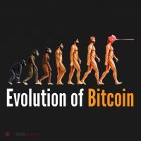 Evolution Of Bitcoin, Ape To Man, Crypto, Cryptocurrency, HODL Bitcoin Bucket Hat thumb 4