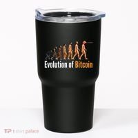 Evolution Of Bitcoin, Ape To Man, Crypto, Cryptocurrency, HODL Bitcoin Tumbler thumb 0