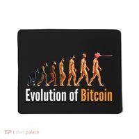 Evolution Of Bitcoin, Ape To Man, Crypto, Cryptocurrency, HODL Bitcoin Mousepad thumb 0