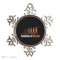 Evolution Of Bitcoin, Ape To Man, Crypto, Cryptocurrency, HODL Bitcoin Ornament thumb 0