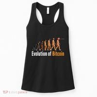 Evolution Of Bitcoin, Ape To Man, Crypto, Cryptocurrency, HODL Bitcoin Women's Tank Top thumb 0