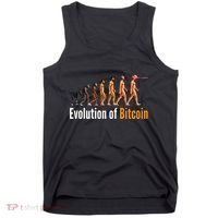 Evolution Of Bitcoin, Ape To Man, Crypto, Cryptocurrency, HODL Bitcoin Tank Top thumb 0