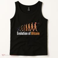 Evolution Of Bitcoin, Ape To Man, Crypto, Cryptocurrency, HODL Bitcoin Tank Top thumb 2