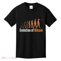 Evolution Of Bitcoin, Ape To Man, Crypto, Cryptocurrency, HODL Bitcoin Kids T-Shirt thumb 0