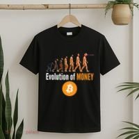 Evolution Of Bitcoin, BTC, Crypto, Cryptocurrency, Blockchain, HODL Bitcoin T-Shirt thumb 2