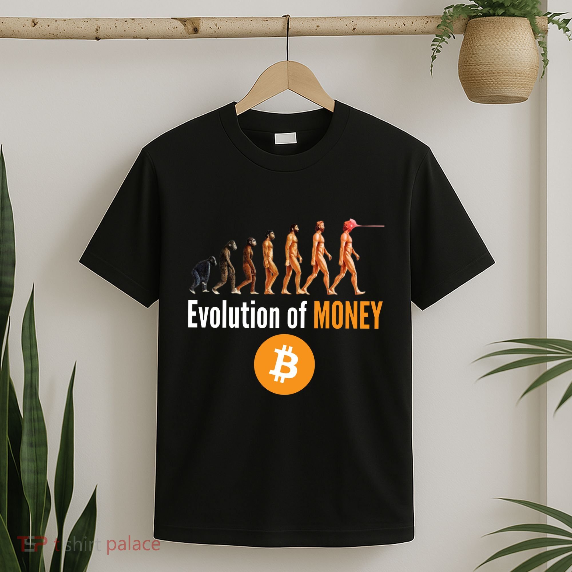 Evolution Of Bitcoin, BTC, Crypto, Cryptocurrency, Blockchain, HODL Bitcoin T-Shirt