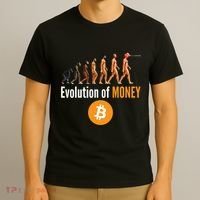 Evolution Of Bitcoin, BTC, Crypto, Cryptocurrency, Blockchain, HODL Bitcoin T-Shirt thumb 3
