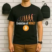 Evolution Of Bitcoin, BTC, Crypto, Cryptocurrency, Blockchain, HODL Bitcoin T-Shirt thumb 6