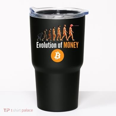 Evolution Of Bitcoin, BTC, Crypto, Cryptocurrency, Blockchain, HODL Bitcoin Tumbler