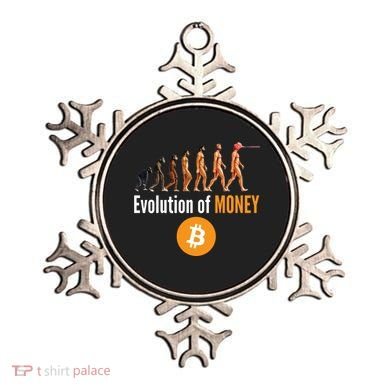 Evolution Of Bitcoin, BTC, Crypto, Cryptocurrency, Blockchain, HODL Bitcoin Ornament
