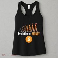 Evolution Of Bitcoin, BTC, Crypto, Cryptocurrency, Blockchain, HODL Bitcoin Women's Tank Top thumb 3
