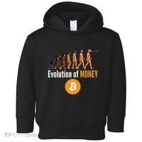 Evolution Of Bitcoin, BTC, Crypto, Cryptocurrency, Blockchain, HODL Bitcoin Toddler Hoodie thumb 0