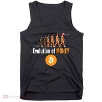 Evolution Of Bitcoin, BTC, Crypto, Cryptocurrency, Blockchain, HODL Bitcoin Tank Top thumb 0