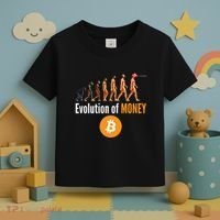 Evolution Of Bitcoin, BTC, Crypto, Cryptocurrency, Blockchain, HODL Bitcoin Toddler T-Shirt thumb 3