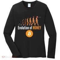 Evolution Of Bitcoin, BTC, Crypto, Cryptocurrency, Blockchain, HODL Bitcoin Women's Long Sleeve Shirt thumb 0