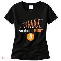 Evolution Of Bitcoin, BTC, Crypto, Cryptocurrency, Blockchain, HODL Bitcoin Women's T-Shirt thumb 0