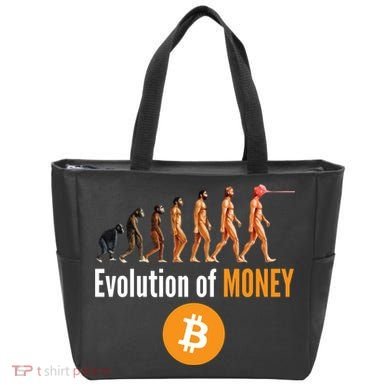 Evolution Of Bitcoin, BTC, Crypto, Cryptocurrency, Blockchain, HODL Bitcoin Tote Bag