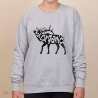 Eating Organic Bugling Bull Elk Wapiti Women's Sweatshirt thumb 0