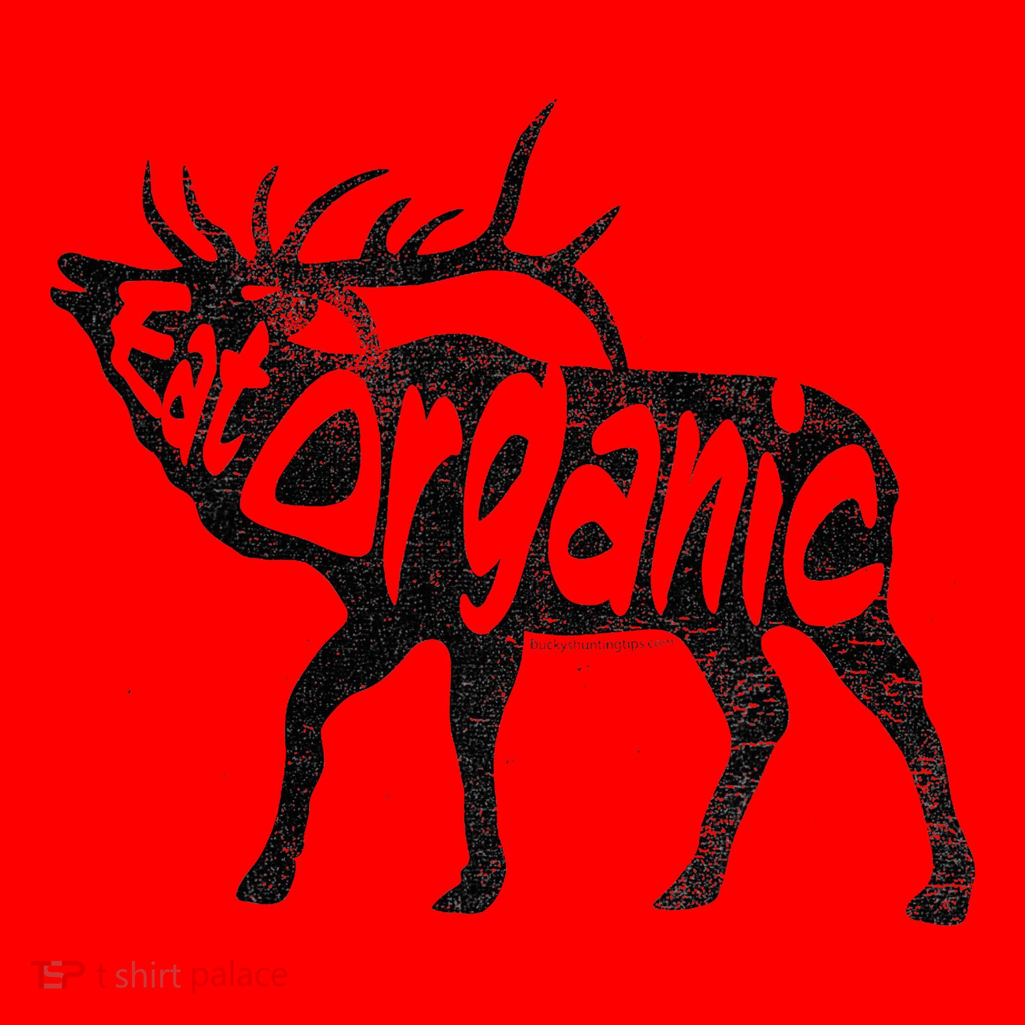 Eating Organic Bugling Bull Elk Wapiti Santa Hat
