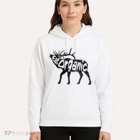 Eating Organic Bugling Bull Elk Wapiti Hoodie thumb 5